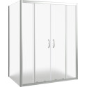 Душевой уголок Good Door Infinity WTW-TD+SP-G-CH 150x80