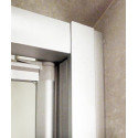 Душевой уголок GuteWetter Practic Rectan GK-401 правая 85x80 см стекло бесцветное, профиль матовый хром