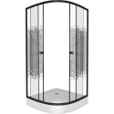 Душевой уголок Niagara Eco NG-003-14 black мозаика, с поддоном