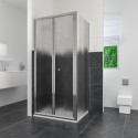Душевой уголок RGW Classic CL-31 (760-810)x800x1850 профиль хром, стекло шиншилла