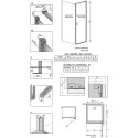 Душевой уголок Radaway Nes Black KDJ I 90x90 R