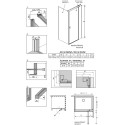 Душевой уголок Radaway Nes KDJ II 110x70 R