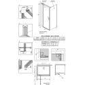 Душевой уголок Radaway Nes KDJ II 120x75 L