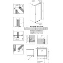 Душевой уголок Radaway Nes KDJ II 90x100 R