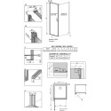 Душевой уголок Radaway Nes KDJ I 100x75 L