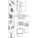 Душевой уголок Radaway Nes KDS I 120x70 L