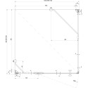 Душевой уголок Ravak SMSD2 110х100 B L Transparent, профиль хром