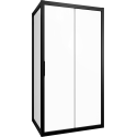 Душевой уголок STWORKI Эстерсунд DE019R80110200BLK 110x80 см профиль черный матовый