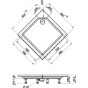 Душевой уголок Triton Орион 90x90 см