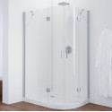 Душевой уголок Vegas Glass AFS-F 110*100 07 01 L профиль матовый хром, стекло прозрачное