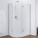 Душевой уголок Vegas Glass AFS-F 120*90 07 01 R профиль матовый хром, стекло прозрачное