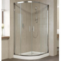Душевой уголок Vegas Glass ZS-F 110*90 08 01 профиль глянцевый хром, стекло прозрачное