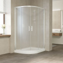 Душевой уголок Vegas Glass ZS-F 120*80 01 10 профиль белый, стекло сатин