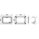 Кнопка смыва TECE Lux Mini 9240960 + 9240970 + 9240646 сенсорная белая