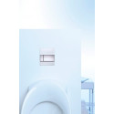 Кнопка смыва TECE Square Urinal 9242802 белое стекло, кнопка хром