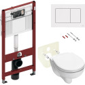 Комплект TECE Now V04 9400013.WC1 кнопка белая