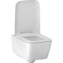 Комплект  Чаша для унитаза подвесного Geberit iCon Square 201950000 + Крышка-сиденье Geberit iCon Square + Система инсталляции для унитазов Geberit Duofix Платтенбау 458.1