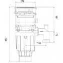 Комплект  Мойка кухонная Blanco Legra 45 S Compact антрацит + Измельчитель отходов Bone Crusher BC610-AS + Смеситель Blanco Fontas II Silgranit 525139