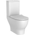 Комплект  Унитаз-компакт STWORKI Merlingen MBTW55 безободковый + Гигиенический душ STWORKI by Damixa Хельсинки HFHS51000 со смесителем, С ВНУТРЕННЕЙ ЧАСТЬЮ, хром