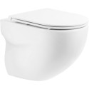 Комплект  Унитаз подвесной BelBagno Onda BB066CHR с крышкой + Система инсталляции AlcaPlast AM101/1120-001 + Кнопка смыва AlcaPlast THIN M670 белый + Шумоизоляционная пан?