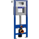 Комплект  Унитаз подвесной Cersanit Carina XL Clean On DPL EO P slim + Инсталляция Cersanit Aqua Smart M 40 + Кнопка смыва Cersanit Actis BU-ACT/Whg/Gl P стеклянная, белая глянцевая