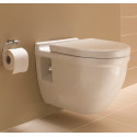 Комплект  Унитаз подвесной Duravit Starck 3 2200090000 + Система инсталляции для унитазов TECE Base K440322 с кнопкой смыва + Крышка-сиденье Duravit S + ершик