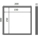 Люк настенный Люкер К 30x20