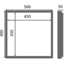 Люк настенный Люкер К 40x50