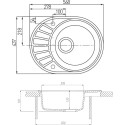 Мойка кухонная AQUATON Чезана терракотовая