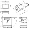 Мойка кухонная Alveus Atrox Granital 30 terra