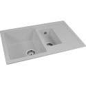 Мойка кухонная AquaGranitEx M-21k серая