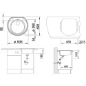 Мойка кухонная Blanco Rondoval 45 кофе