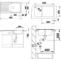 Мойка кухонная Blanco Tipo XL 6 S сталь