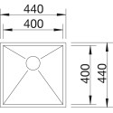 Мойка кухонная Blanco Zerox 400-IF
