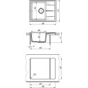 Мойка кухонная Dr. Gans Nika 580 терра