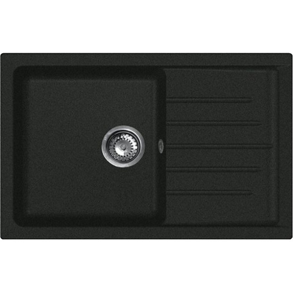 Мойка кухонная GranFest Practik GF-P760L черный