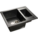 Мойка кухонная GranFest Quadro GF-Q610K черная