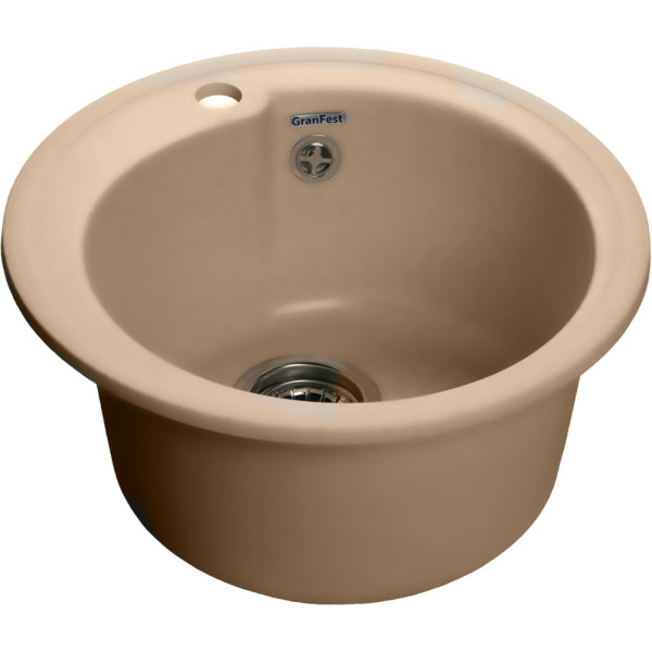 Мойка кухонная GranFest Rondo R-450 топаз