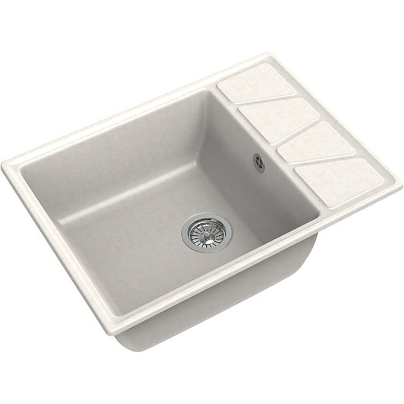 Мойка кухонная GranFest Vertex GF-V-680L белая