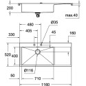 Мойка кухонная Grohe K1000 31581SD0