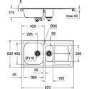 Мойка кухонная Grohe K300 31564SD0