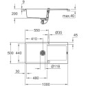Мойка кухонная Grohe K500 31645AT0