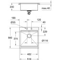 Мойка кухонная Grohe K800 31583SD0