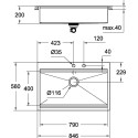 Мойка кухонная Grohe K800 31584SD0