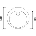 Мойка кухонная Kaiser KGM-510-CB кофе