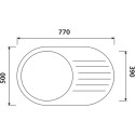 Мойка кухонная Kaiser KGM-7750-SB песочный мрамор