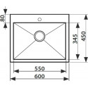 Мойка кухонная Kaiser KSM-6045