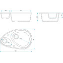 Мойка кухонная Marrbaxx Эмма Z013Q007 хлопок