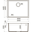 Мойка кухонная Omoikiri Bosen 54-U-GR leningrad grey