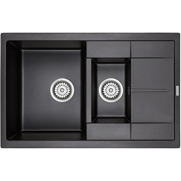 Мойка кухонная Paulmark Feste PM237850-BL черный